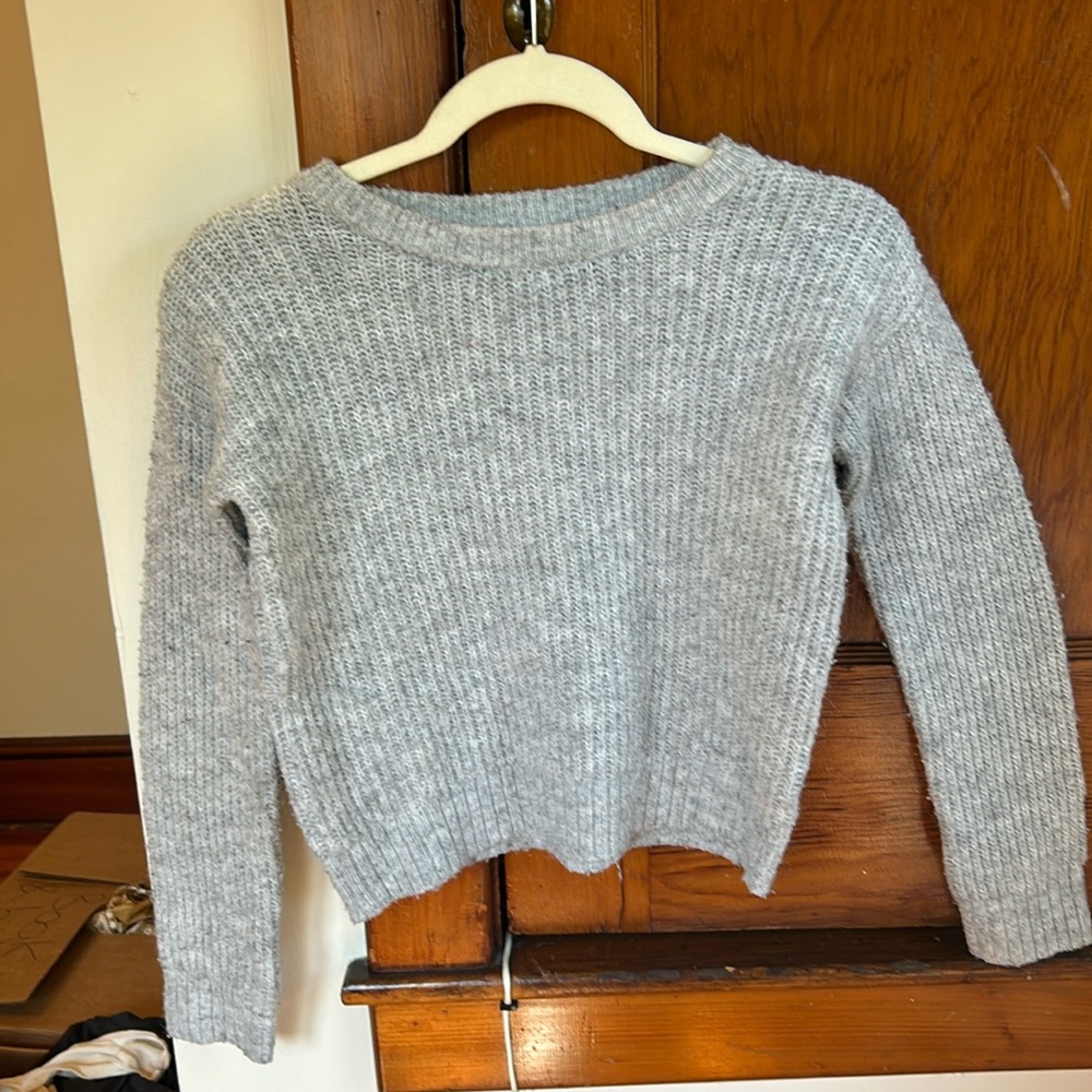 Gray sweater